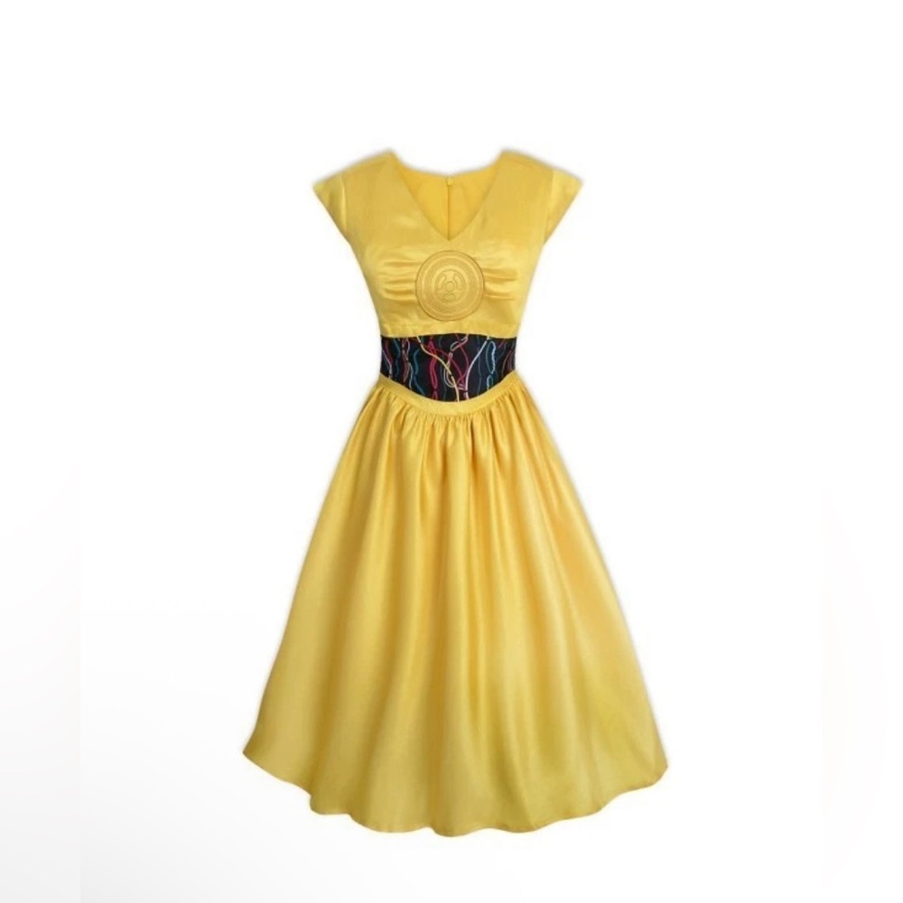 Disney Dress shop Star Wars C3-PO Dress women’s medium NWT.